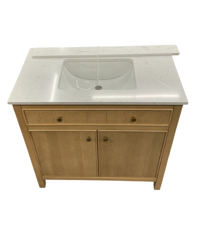 56172 White Oak Freestanding Vanity W/top 36"
