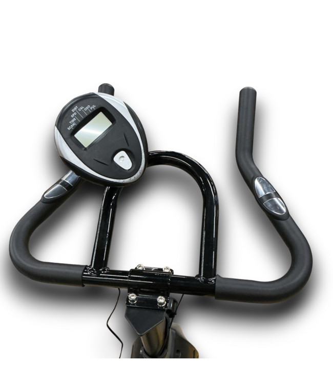 56156 Black And Silver Indoor Cycling Bike Comfort