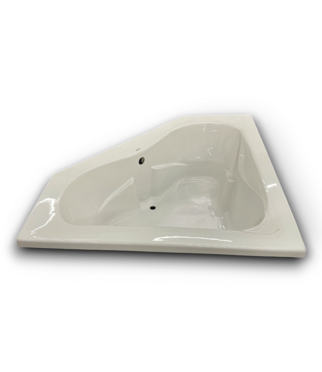 56163 White Neo Angle Soaking Bathtub 60" X 60"
