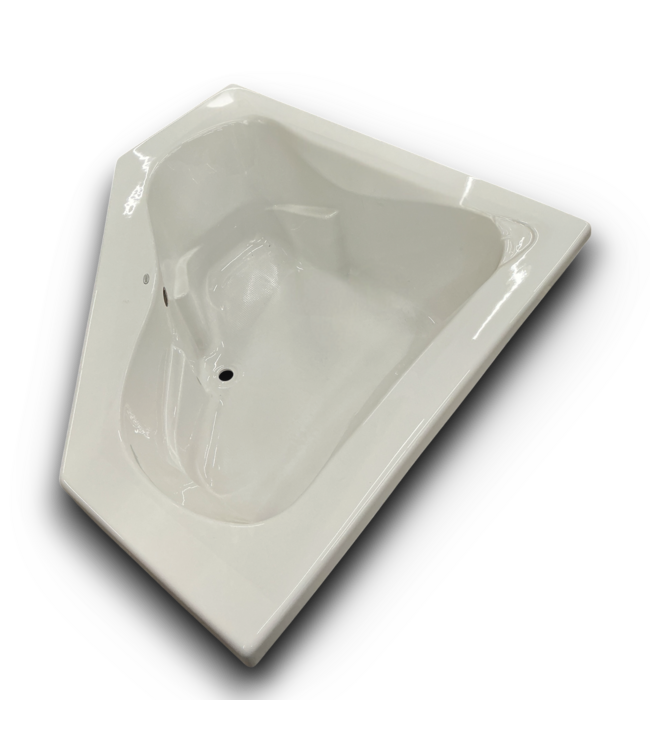 56163 White Neo Angle Soaking Bathtub 60" X 60"