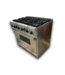 56164 Pro Style Stainless Steel Duel Fuel Range With 6 Open Burners 36"