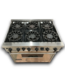56164 Pro Style Stainless Steel Duel Fuel Range With 6 Open Burners 36"