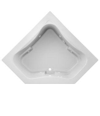 Bud's Warehouse 56169 60 X 60 White Jacuzzi With Motor