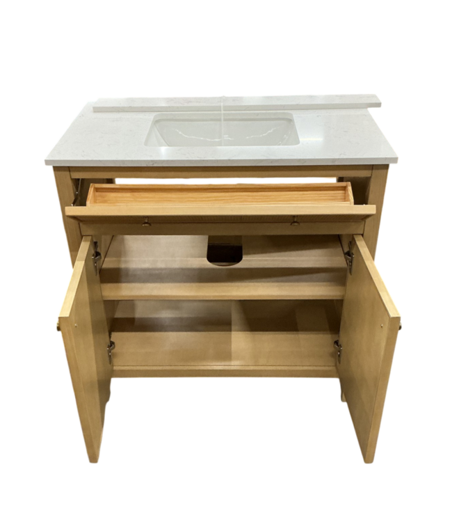 56172 White Oak Freestanding Vanity W/top 36"