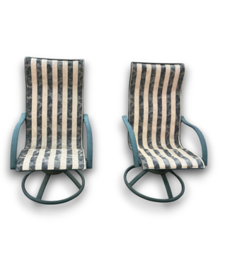 Bud's Warehouse 56178 Outdoor Swivel Patio Chairs Set of 2