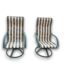 56178 Outdoor Swivel Patio Chairs Set of 2