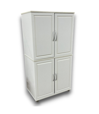 Bud's Warehouse 56180 White Laminate Freestanding Cabinet 31"w