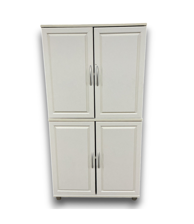 56180 White Laminate Freestanding Cabinet 31"w