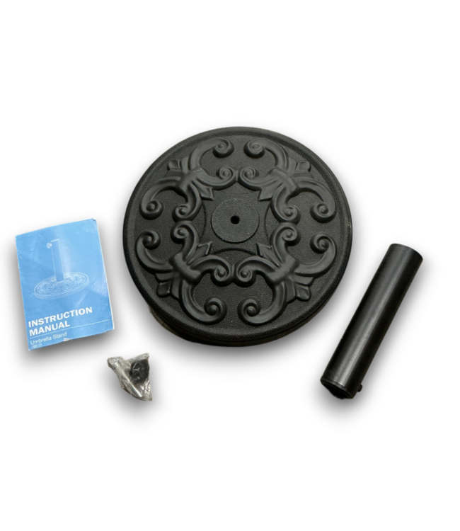 56182 30lbs Blk Concrete Patio Umbrella Base