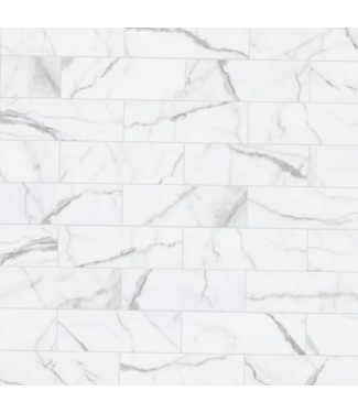Bud's Warehouse 56191 Regent Statuario Glossy Ceramic Marble Floor & Wall Tile 193.8 Sq. Ft.