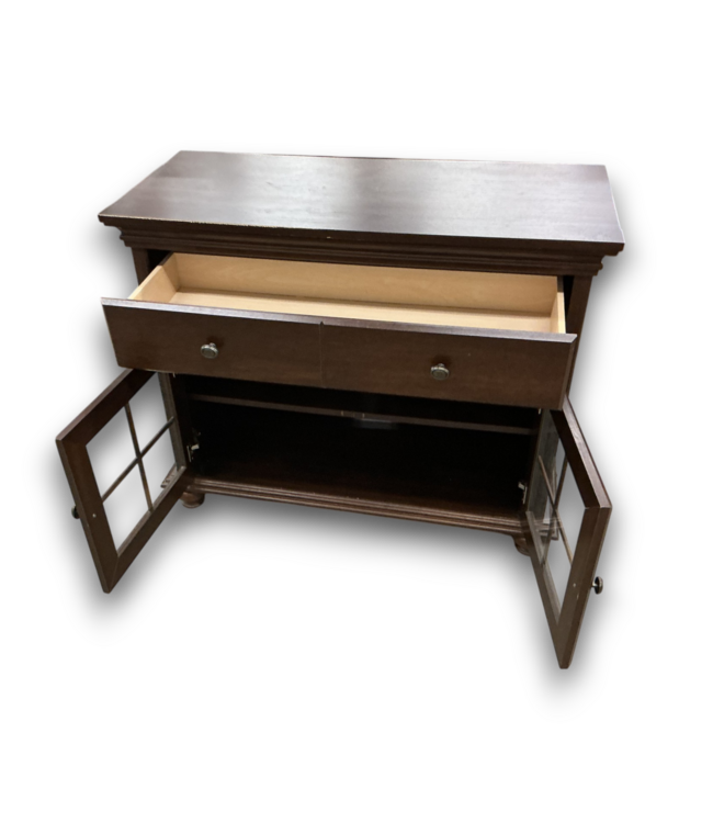 56194 Dark Brown Entertainment Center