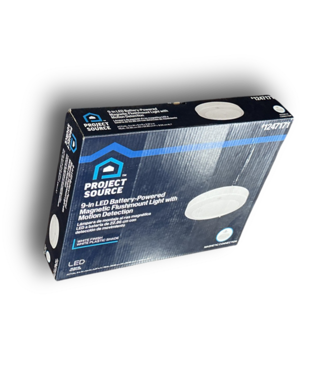 56195 9” Led Battery Powered Magnet Flush Mount