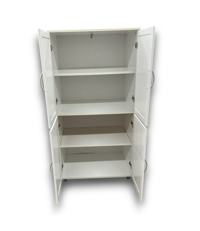 56180 White Laminate Freestanding Cabinet 31"w
