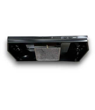 Bud's Warehouse 56198 Black Ductless Range Hood 30"
