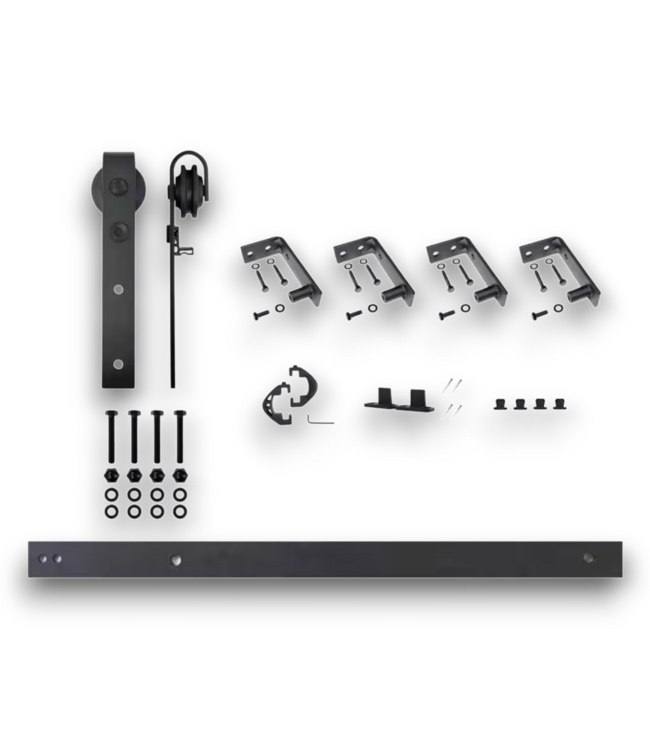 56203 Non-bypass Sliding Barn Door Hardware 60"