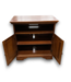 56204 Vintage Rolling Solid Wood Cabinet With Swivel Top
