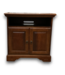 56204 Vintage Rolling Solid Wood Cabinet With Swivel Top