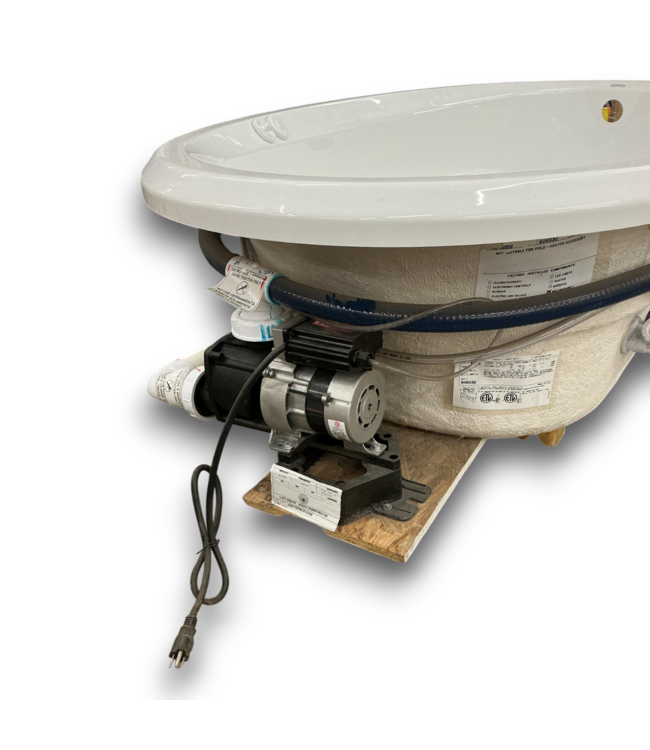 56205 71” X 42” Jacuzzi Jeded Drop In Bathtub 6 Jets