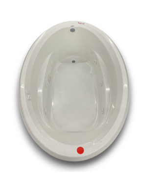 Bud's Warehouse 56206 60x42x21 White Acrylic Jetted Jacuzzi Tub