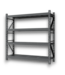 56208 Black Heavy Duty 4-tier Shelf 48"
