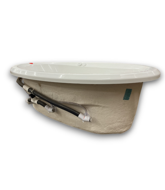 56206 60x42x21 White Acrylic Jetted Jacuzzi Tub