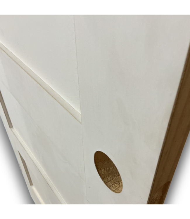 56218 30 X 80 White Solid Wood 5 Panel Door Interior