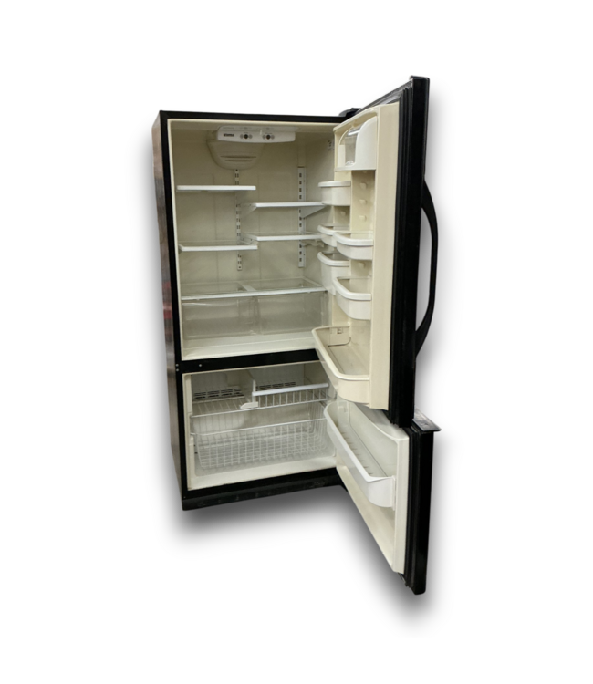 56233 Black Refrigerator With Bottom Freezer