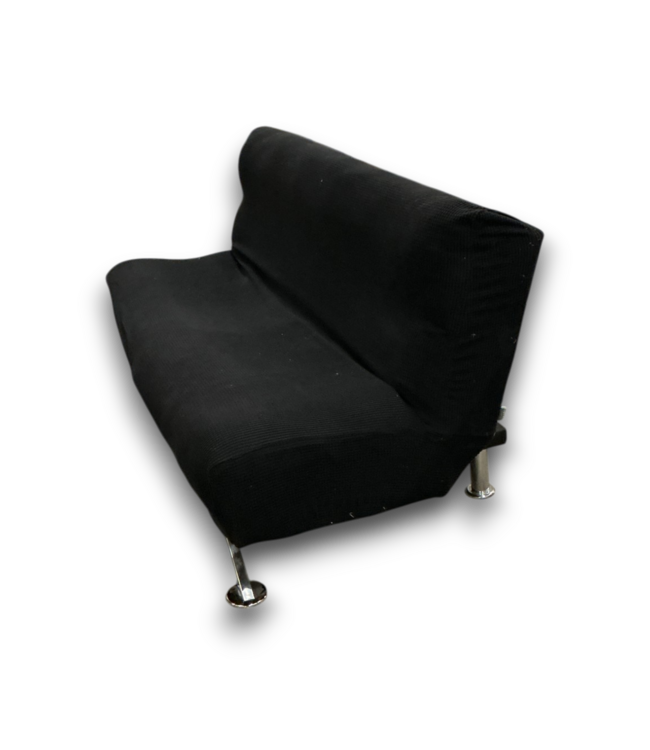 56237 Black Futon Sofa