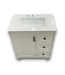 56244 30” White Undermount Vanity With Mable Style