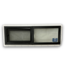 56258 White And Black Privacy Vinyl Slider Window