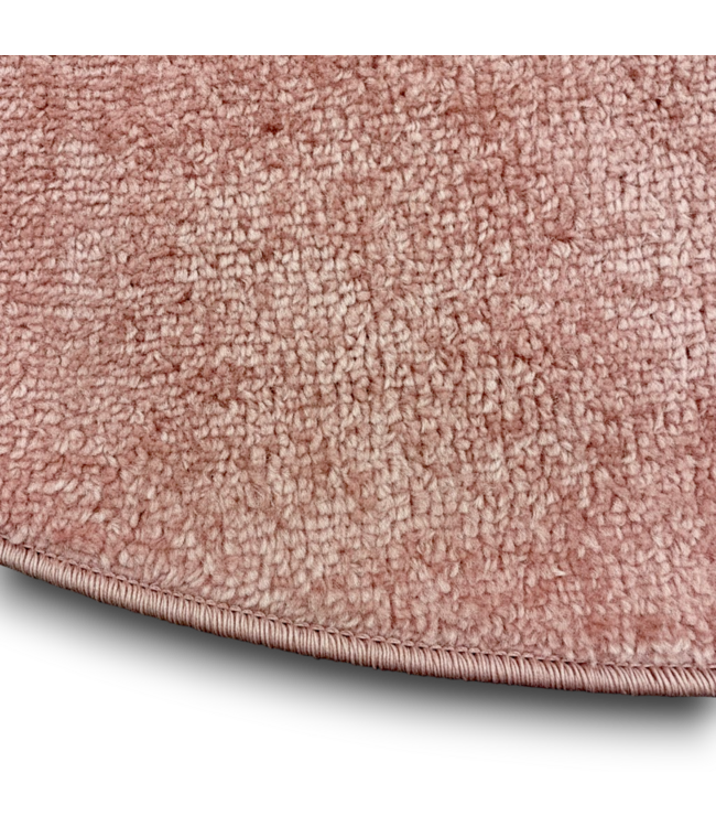 56259 Essentials Indoor/outdoor Pink Round Area Rug