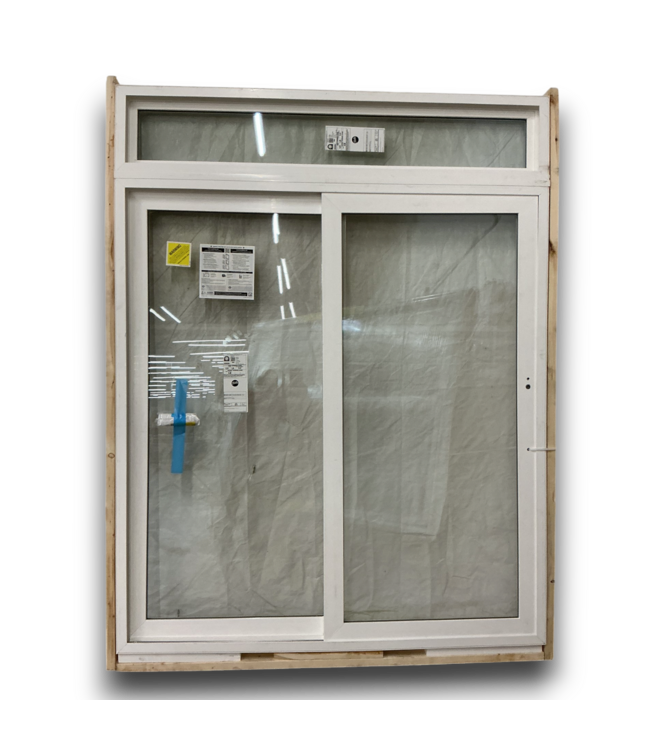 56263 250 Series Vinyl Sliding Patio Door With Transom