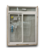 56263 250 Series Vinyl Sliding Patio Door With Transom