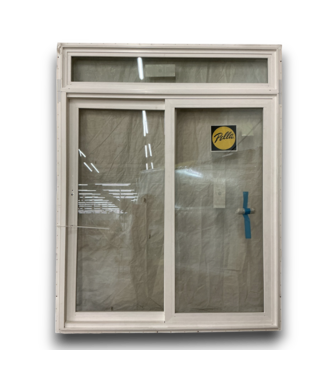 Bud's Warehouse 56263 250 Series Vinyl Sliding Patio Door With Transom