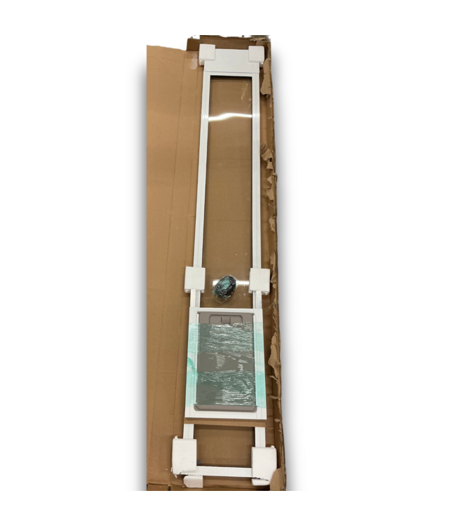 56266 White Aluminum Medium Dog/cat For Sliding Door