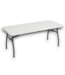 56268 Basics Heavy Duty Portable White Folding Table