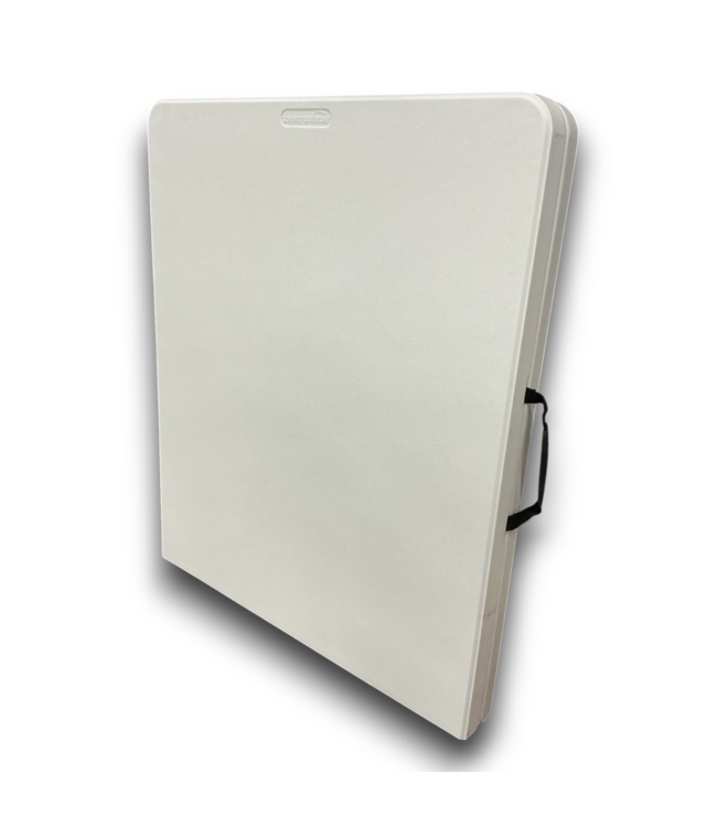 56268 Basics Heavy Duty Portable White Folding Table