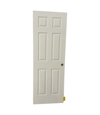 Bud's Warehouse 56278 28 X 80 Primed 6 Panel Hollow Door Slab