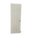 56278 28 X 80 Primed 6 Panel Hollow Door Slab