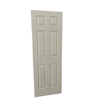 Bud's Warehouse 56284 28 X 80 Primed Hollow 6 Panel Door Slab