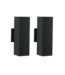 56285 4-light Black Hardwired Outdoor Wall Light 2 Pack