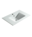 56286 White Bathroom Vanity Top Single Faucet Hole