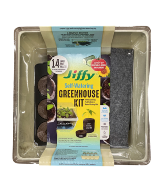 Bud's Warehouse 56292 Self Watering Greenhouse Kit 14 Pellets & Watering Mat