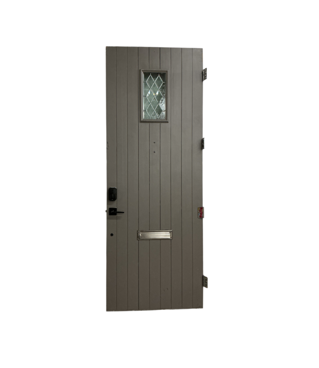 56293 36 X 96 Blue Grey Prehung Fancy Exterior Door