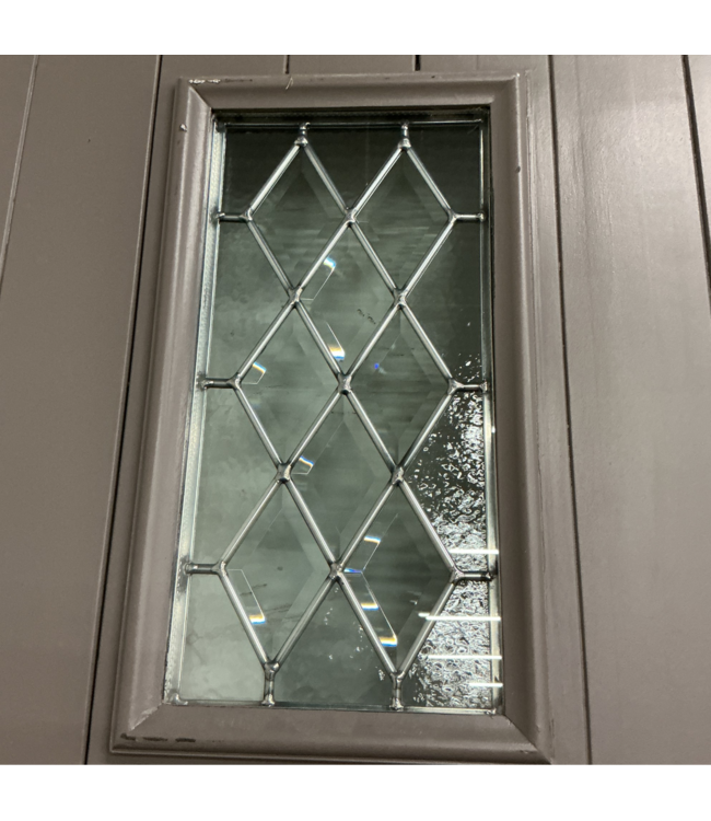 56293 36 X 96 Blue Grey Prehung Fancy Exterior Door