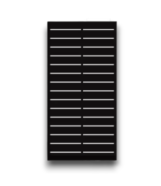 Bud's Warehouse 56313 36 X 72 Decorative Stell Privacy Panel Black