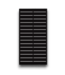 56313 36 X 72 Decorative Stell Privacy Panel Black