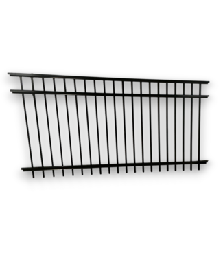 Bud's Warehouse 56314 47 X 94 Black Aluminum Fence