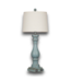 56320 Farmhouzz Distressed Blue Led Touch Table Lamp 2 Pack