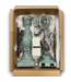 56320 Farmhouzz Distressed Blue Led Touch Table Lamp 2 Pack